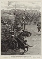 Die große Parade in Aldershot auf Laffan